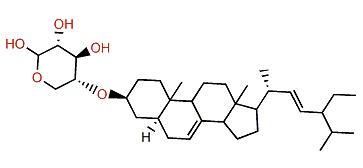 24-Ethyl-5a-cholesta-7,22-dien-3b-ol 3-O-b-D-xylopyranoside